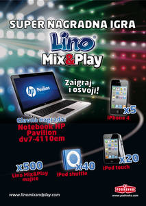 Lino Mix&Play - nagradna igra