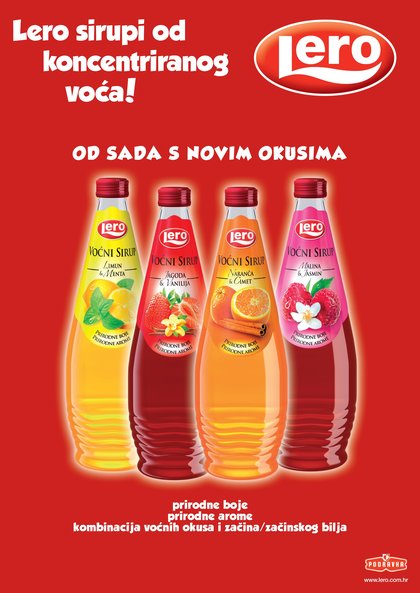 Novi Lero sirupi - isprobajte i ponesite poklone kući!
